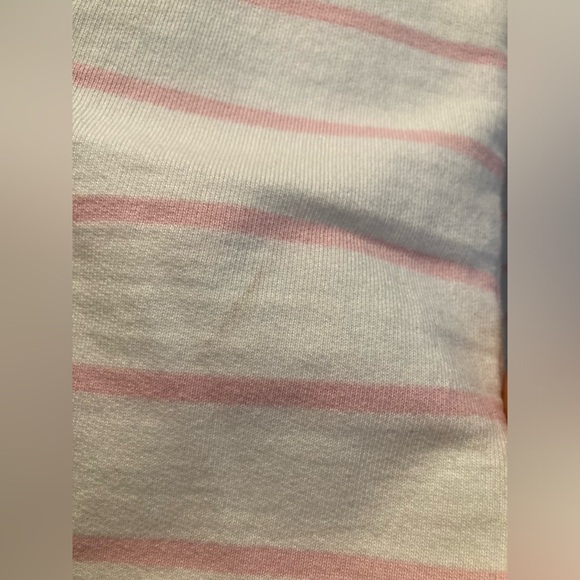 crown & ivy Striped mock neck Pullover Sweatshirt. Size Small. - Picture 11 of 14